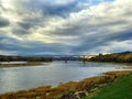 Bridge in the landscape Royalty Free Stock Photo