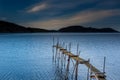 Bridge leading out to sea