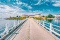 Bridge Leading To Buildings Of Former Barracks On Territory Of N