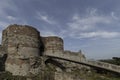 Bridge leading to the ruins of Beeston Castle Royalty Free Stock Photo