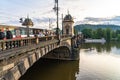 Bridge of Legions Prague in Czech Republic. Royalty Free Stock Photo