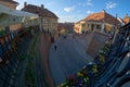 The bridge of lies in Hermannstadt or Sibiu in Transylvania