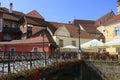 The bridge of Lies in the medieval city Sibiu- Hermannstadt, Rom