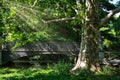 Bridge of the Little Mermaids, Ponte delle Sirenette in Sempione Park, Parco Sempione in Milan Royalty Free Stock Photo