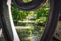 Bridge of the Little Mermaids, Ponte delle Sirenette in Sempione Park, Parco Sempione in Milan Royalty Free Stock Photo