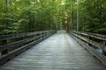 Bridge, Little Pigeon River, Greenbrier, GSMNP Royalty Free Stock Photo