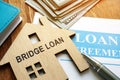 Bridge loan and mortgage agreement. Royalty Free Stock Photo