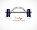 Bridge Logo Graphic Design on White Background