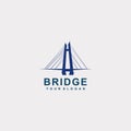 Bridge logo template