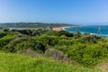 Bridge Long River Ocean Beach Landscape Royalty Free Stock Photo