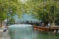 The bridge of love in Annecy