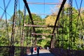 Bridge at Lovers Leap State Park in New Milford, Connecticut