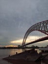 bridge of Mahakam Tenggarong Royalty Free Stock Photo