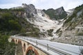 Bridge and Marble Quarry Royalty Free Stock Photo