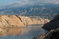 Bridge in maslenica Royalty Free Stock Photo