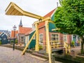 Bridge from Meerzijde street to Doolhof in Volendam, Noord-Holland, Netherlands