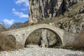 Bridge of Misios, Vikos gorge and Pindus Mountains, Zagori, Epirus Royalty Free Stock Photo