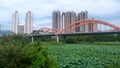 The bridge and modern city in SHENZHEN,CHINA,ASIA