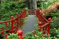 Bridge in the Monte Palace Tropical Garden Royalty Free Stock Photo