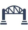 Bridge, motorway Isolated Vector Icon which can be easily edit or modified.