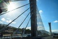 Bridge on the motorway round Funchal on the Island of Madeira. Portugal