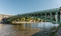 Bridge of the Motte Rouge in Nantes France Royalty Free Stock Photo