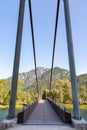 Bridge in the mountains Royalty Free Stock Photo