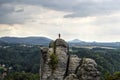 Bridge named Bastei in Saxon Switzerland