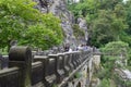 Bridge named Bastei in Saxon Switzerland Royalty Free Stock Photo