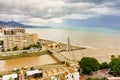 Bridge of the Navy in Fuengirola, 25 January 2020, Spain Royalty Free Stock Photo