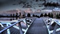 A bridge near the former Olympic village in Vancouver