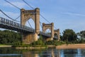 Bridge near Langeais castle in the Loire Valley - France