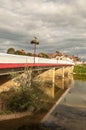 Bridge nears the river