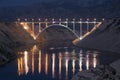 Bridge at night Royalty Free Stock Photo