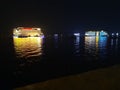 bridge at night, Panjim bridge over the Mandovi river, Atal setu in goa, panjim bridge panoramic view.