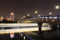 Bridge(night view of yuandang lake)