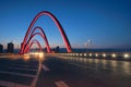 Bridge nightscape Royalty Free Stock Photo