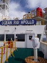 Bridge of Ocean Rig Apollo Drillship