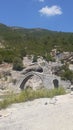 Bridge old nature benje permet albania Royalty Free Stock Photo
