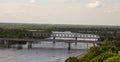 The Bridges Over The Sozh In Gomel Royalty Free Stock Photo