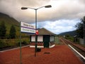 Bridge of Orchy train station Royalty Free Stock Photo