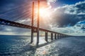 The bridge Oresundsbron Royalty Free Stock Photo