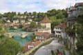 Bridge over Aare river in Bern, Switzerland Royalty Free Stock Photo