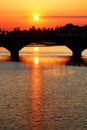 Bridge over Arno River, Florence Royalty Free Stock Photo