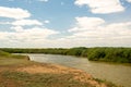 A bridge over a body of water Royalty Free Stock Photo