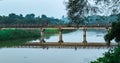 Bridge over the boral River in rajshahi District of bangladesh