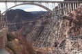 Bridge over a canyon three Royalty Free Stock Photo