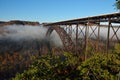 The bridge over the clouds Royalty Free Stock Photo