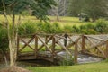 Bridge over creek Royalty Free Stock Photo