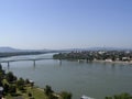 Bridge over Danube at Danube Bend Royalty Free Stock Photo